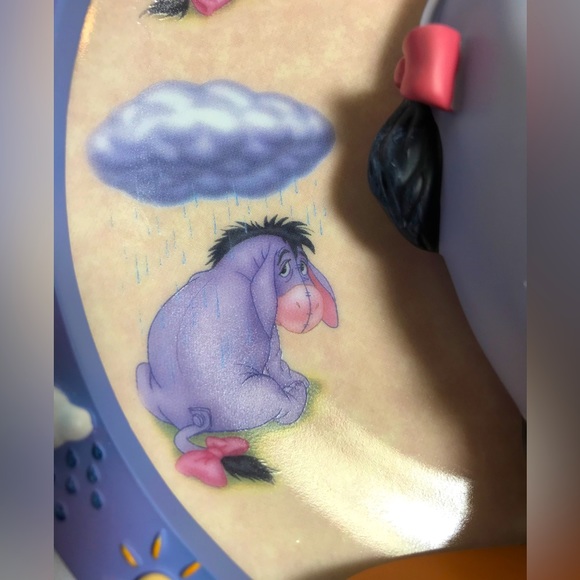 NIB Bradford Exchange Eeyore plate decor Some Days Look Better Upside down - Picture 11 of 14